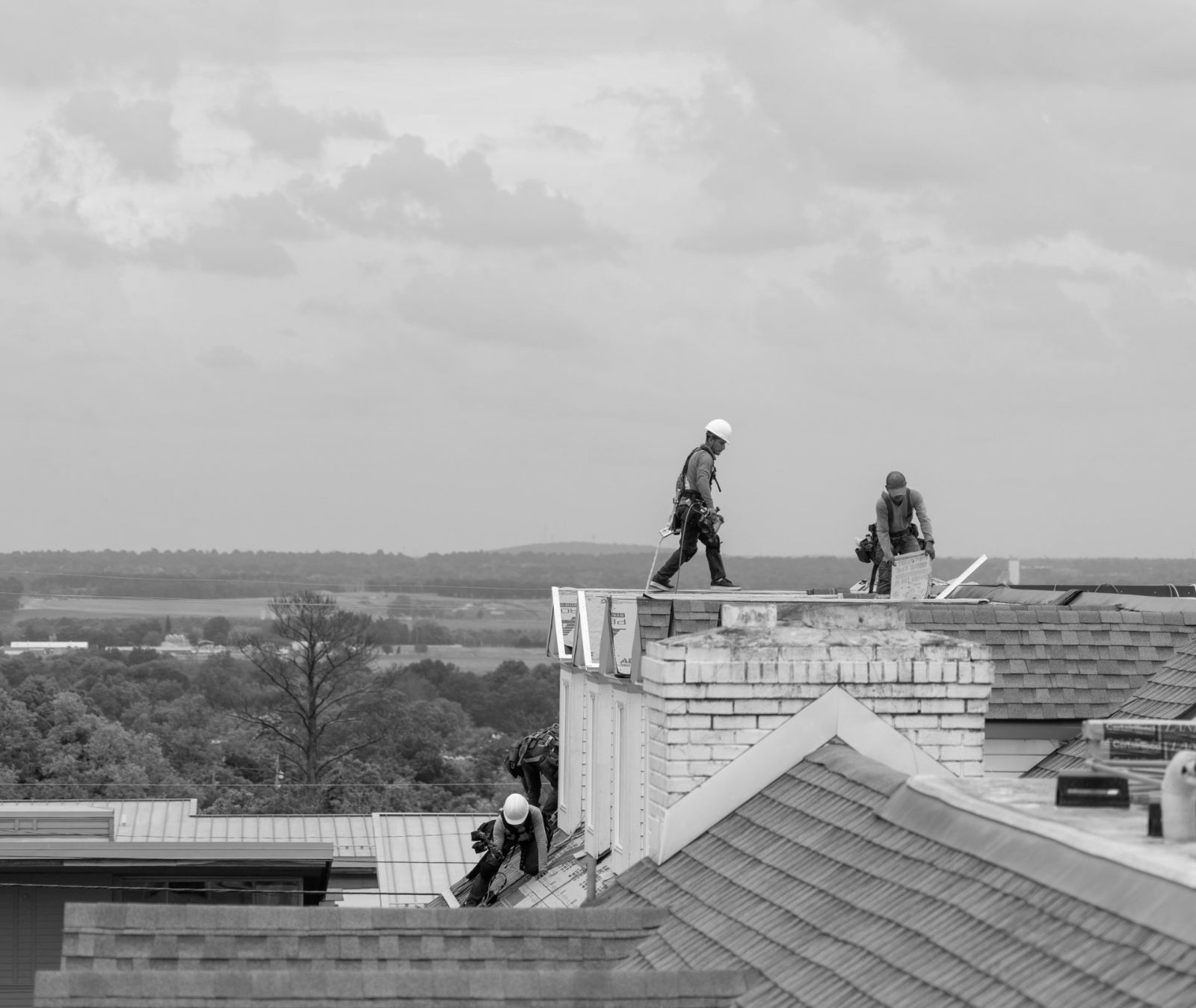 Roofing work by Shewmaker Roofing near Cave Springs, Arkansas