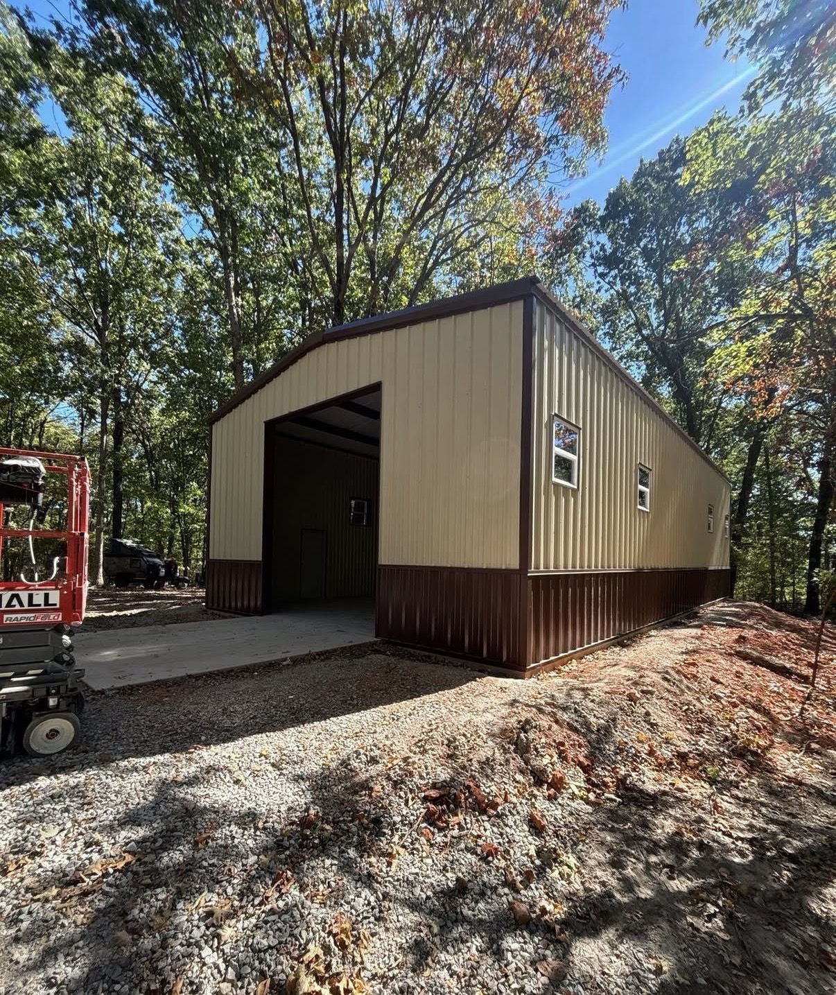 Roofing work by Shewmaker Roofing near Eureka Springs, Arkansas