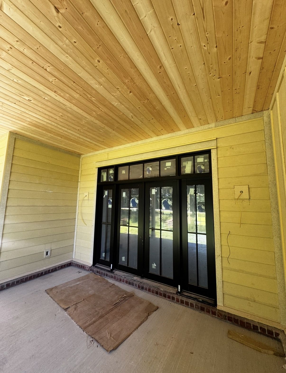 Pine tongue-and-groove porch ceiling · Fayetteville